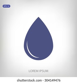 black drop icon
