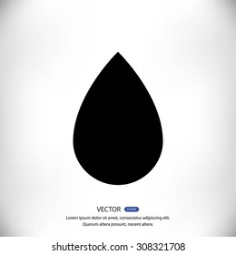 black drop icon