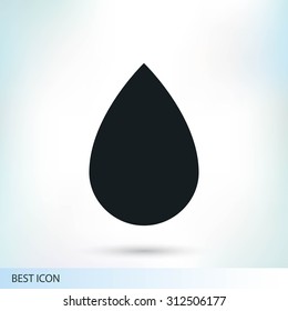 black drop icon