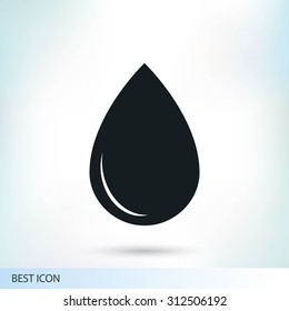 black drop icon