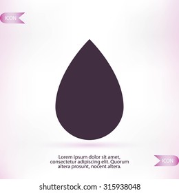black drop icon