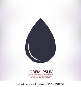 black drop icon