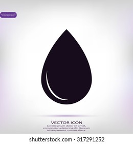 black drop icon