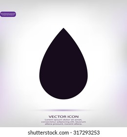 black drop icon