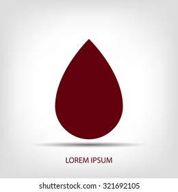 black drop icon