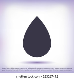 black drop icon