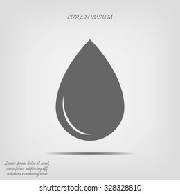 black drop icon