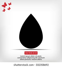 black drop icon