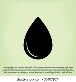 black drop icon