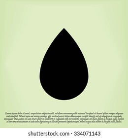 black drop icon