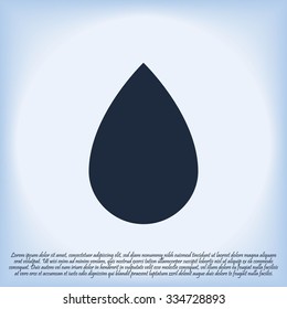 black drop icon