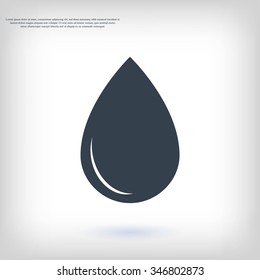 black drop icon