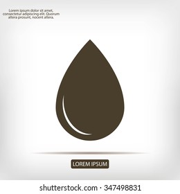 black drop icon