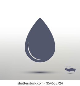 black drop icon