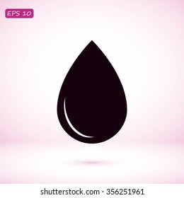 black drop icon