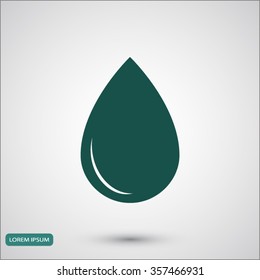 black drop icon