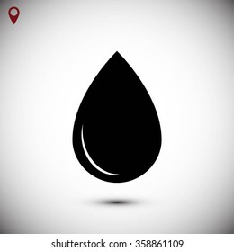 black drop icon