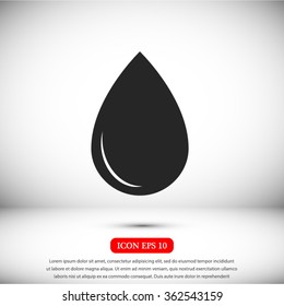 black drop icon