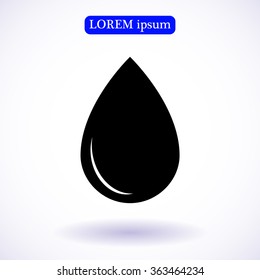 black drop icon