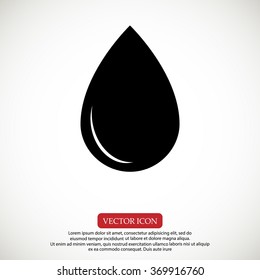 black drop icon