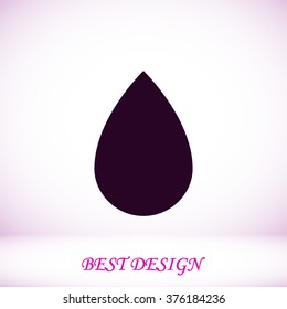 black drop icon