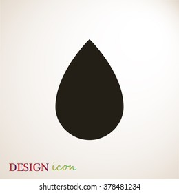 black drop icon