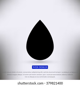 black drop icon