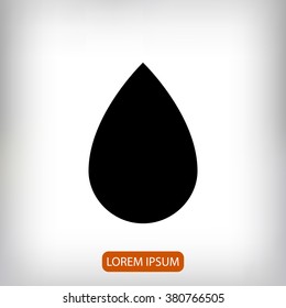 black drop icon