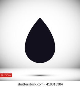 black drop icon