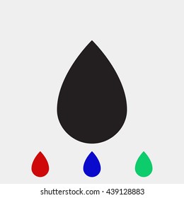 black drop icon