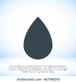 black drop icon