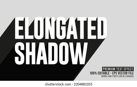 Black Drop Shadow Editable Text Effect Style For Illustrator