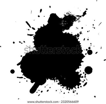 black drop splash splatter ink watercolor abstract background