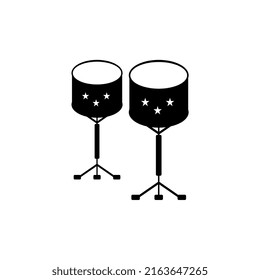 black drum vector design, perfect for icons, logos, mascots, etc