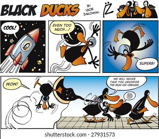 Black Ducks Comic Strip episode 1