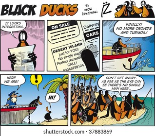 Black Ducks Comic Strip episode 25
