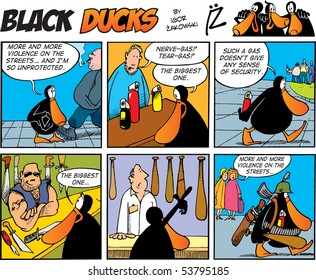 Black Ducks Comic Strip episode 43