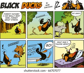 Black Ducks Comic Strip episode 58