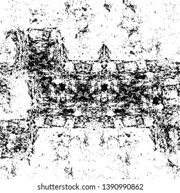 Black dusty scratchy texture. Abstract grainy background, old painted wall. Grunge retro texture pattern. For poster, banner, urban design. Weird abstract background, abstract pattern design artwork