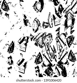 Black dusty scratchy texture. Abstract grainy background, old painted wall. Grunge retro texture pattern. For poster, banner, urban design. Weird abstract background, abstract pattern design artwork