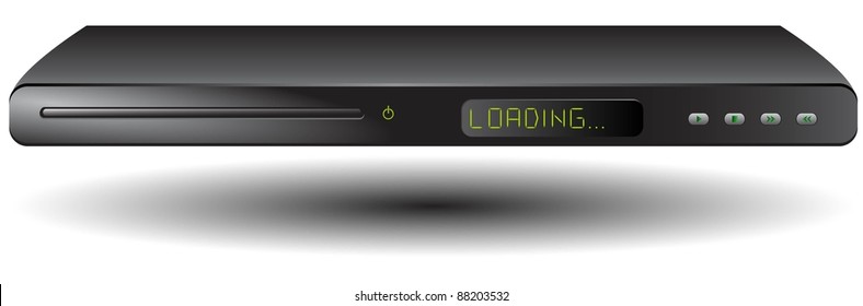 Black Dvd Player