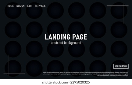 Black Dynamic shapes composition. Black abstract background for web sites, covers, banners, flyers, headlines, landing pages. Abstract background with text line color. Eps10 vector.