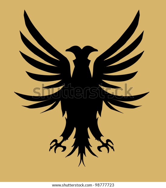 Black Eagle Stock Vector (Royalty Free) 98777723