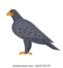 Black eagle icon clipart avatar logotype isolated illustration