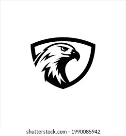 black eagle illustration image or logo