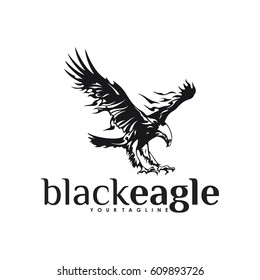 Black Eagle Logo Hd Stock Images Shutterstock