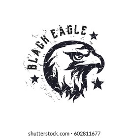 Black Eagle Rust Logo Stock Vector (Royalty Free) 602811677 | Shutterstock