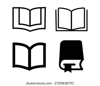 Black educational books vector icon design