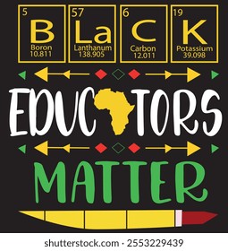 Black Educators Matter History Month Africa Teacher