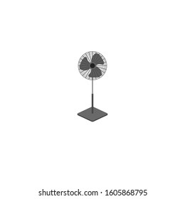 black electric fan for home